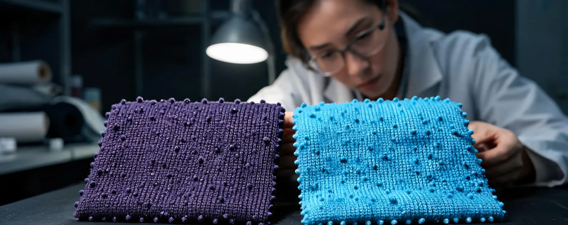 Temperature-regulating textile surface and close-to-skin performance garment
